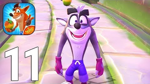 Crash Bandicoot: On the Run‪! Gameplay Walkthrough Part 11 - Skunk Skin [iOS/Android Games]
