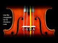 Viola tuner  easy to use  plucking viola sound