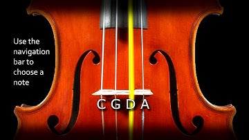 Viola Tuner : Easy to use - "plucking" viola sound