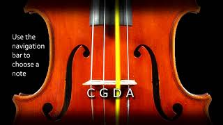 viola tuner : easy to use - -plucking- viola sound