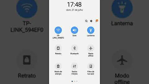 Como ajustar a intensidade da lanterna do Samsung?