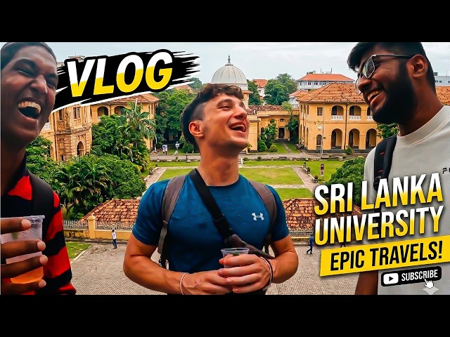 Travel vlog - I Visited a University in Sri Lanka 🇱🇰  Awesome Experiences!