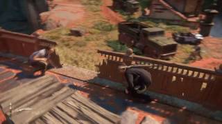 Uncharted 4 - Stealth Gameplay - Drawbridge