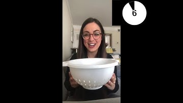 60 Second Challenges: Colander Activities with Katie