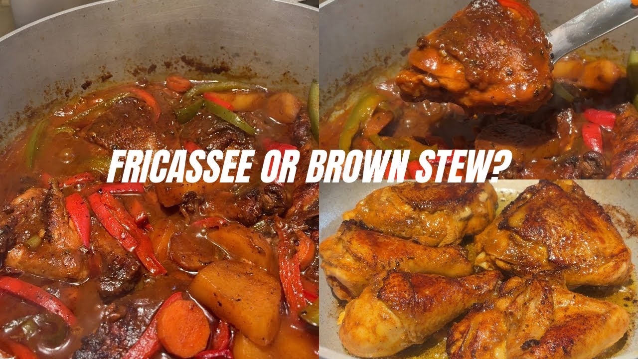 The BEST Jamaican Brown Stew Chicken | Classic Fricassee Chicken Step by Step