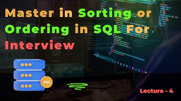 Sorting in SQL | ORDER BY Clause Explained with Interview Questions | ASC & DESC | SQL Tutorial