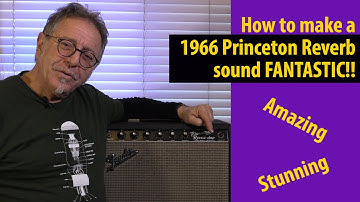 How to make a Blackface Princeton Reverb sound FANTASTIC!