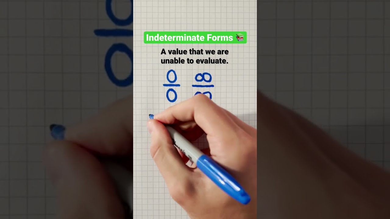 Indeterminate Forms Shorts Calculus Math Education