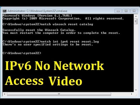 How to Fix IPv6 No Network Access Problem