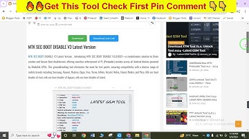 MTK SEC BOOT DISABLE V3 | MTK Auth Bypass Tool | All Samsung Galaxy Frp Bypass without pc 2024