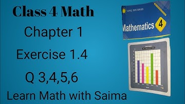Class 4 Math Ch 1 Ex 1.4 Q 3,4,5,6 |Class 4 Math Unit 1 Ex 1.4 Q 3,4,5,6 #maths @SirAllahwasaya
