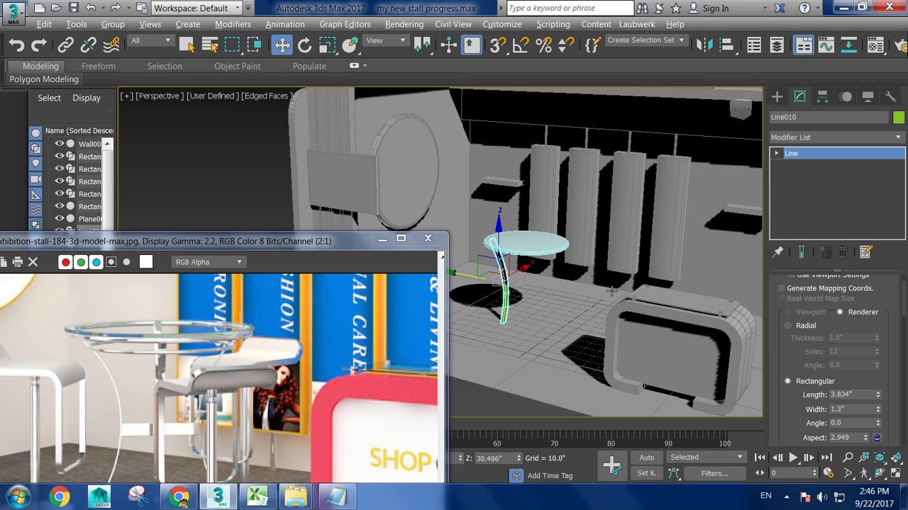 Tutorial on Modeling and texturing a stall in 3dsmax ( Part 3) - YouTube