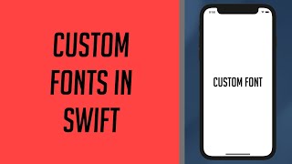 How to use Custom Fonts in Xcode