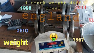 crank weight 1967 to 2010 model