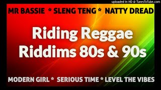 RIDING REGGAE RIDDIMS  80s 90s Vol 1 | Heavenless, Missing You, Sleng Teng,  Agony Riddims