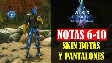 NOTAS HLNA 6-10 (Ubicación + Comandos) | ARK Genesis Chronicles #2