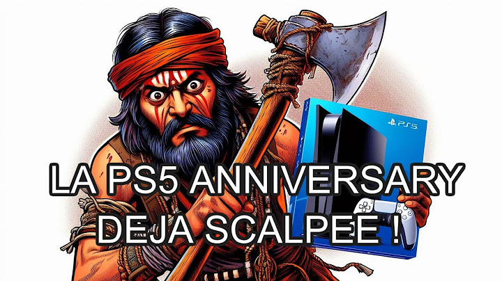 La PS5 pro 30eme anniversaire déjà scalpée !