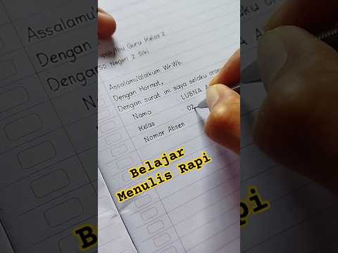 Menulis tangan Surat
