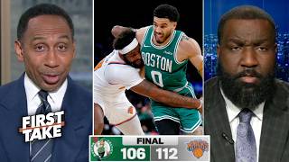 FIRST TAKE | Knicks no chance against Celtics in Playoffs with Jaylen Brown - Perk tells Stephen A. Wealth