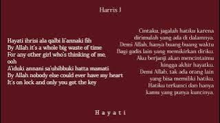 Haris J - Hayati (Lirik terjemah Indonesia)