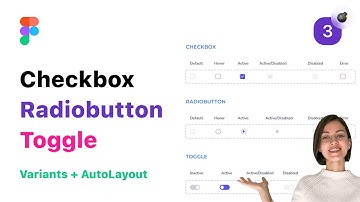 3. Чекбокс, радиобаттон, переключатель  Auto Layout/Variants в Figma (Фигма)