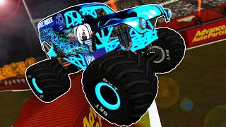 Intense MONSTER JAM Monster Truck Racing & Freestyle! - BeamNG Multiplayer Mod Gameplay