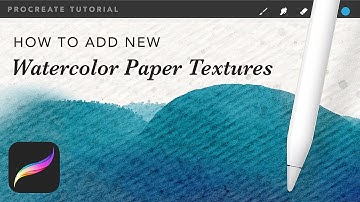 New Watercolor Paper Textures for Procreate