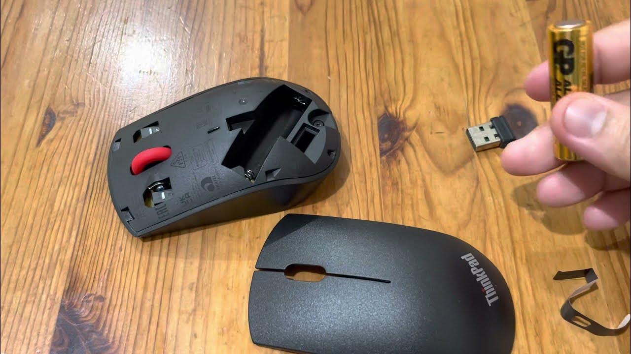 Lenovo ThinkPad Essential Wireless Mouse Unboxing 