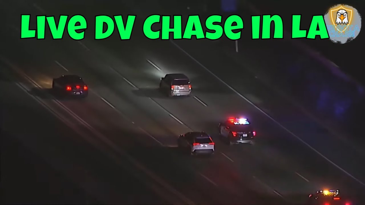 Live Police Chase In LA NOW - YouTube