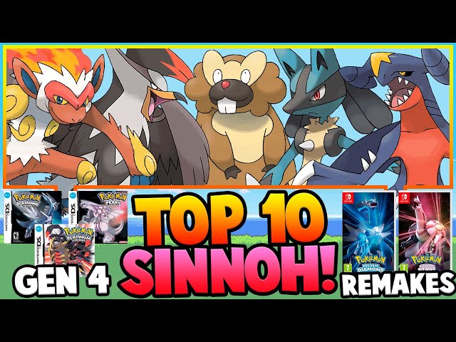 Sinnoh — Os 10 Pokémon mais fortes da quarta geração - Nintendo Blast