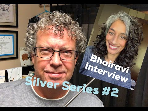 Curly Hair Silver Series #2 - Bhairavi Interview - Wavy Hair - Growing Grey Hair Out