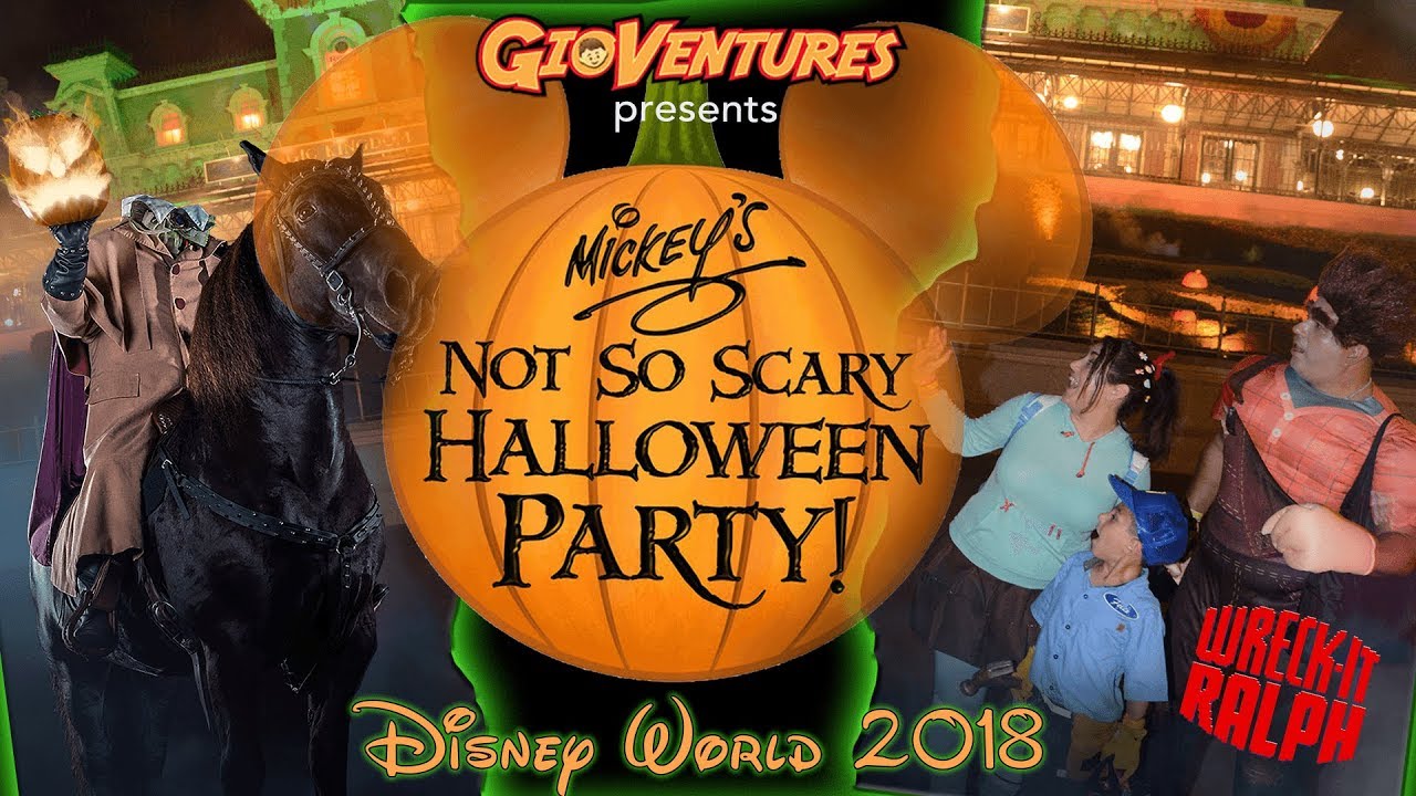 Halloween at Disney - Mickey's Not So Scary Halloween Party 2018 - YouTube