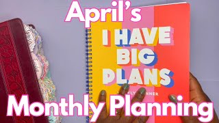 April’s Monthly Planning : Happy Resurrection Sunday 🙌🏾🌟