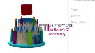 Happy Birth Free Promo Codes Assemhatab - promo code how to get the free roblox 12 birthday cake hat