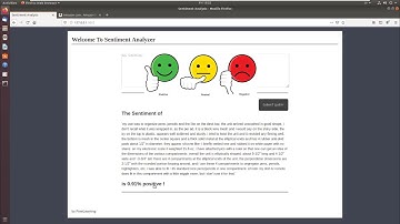 How To : Build a sentiment analysis Flask app using nltk