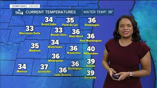 Milwaukee weather Monday: Mostly cloudy and mild