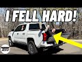 BLOOPER! I Fell in a 2024 Toyota Tacoma Limited!