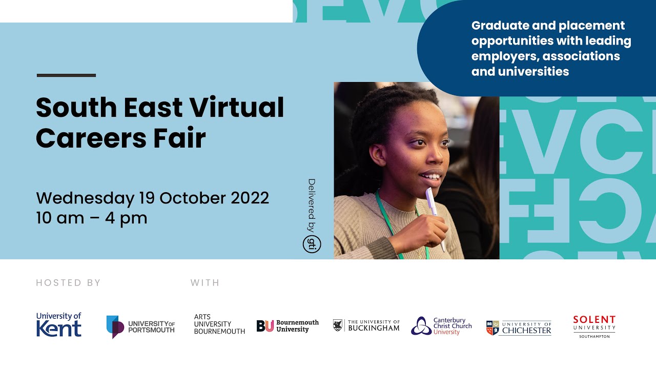 South East Virtual Careers Fair 2022 Exhibitor Run through - YouTube
