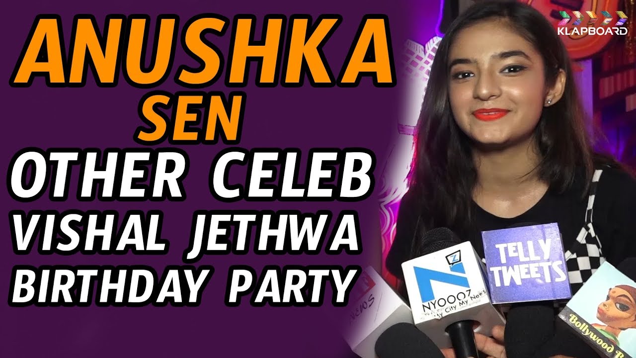 Anushka Sen And Many Tv Celebs Attend Vishal Jethwa Birthday Party