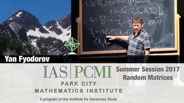 Yan Fyodorov (3.1) Counting equilibria in complex systems via random matrices, part 3.1