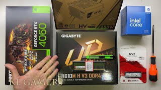 intel Core i5 14400 GIGABYTE H610M H V3 DDR4 INNO3D RTX4060 TECWARE 2024 Gaming PC Build by KL Gamers 3,877 views 4 weeks ago 16 minutes