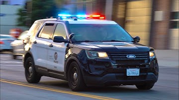 *FAST* LAPD Ford Explorers responding x2