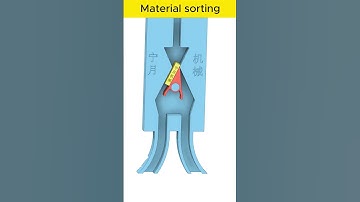 Material Sorting #fusion360 #cad #mechanical #engineering #mechanism #solidworks #3ddesign