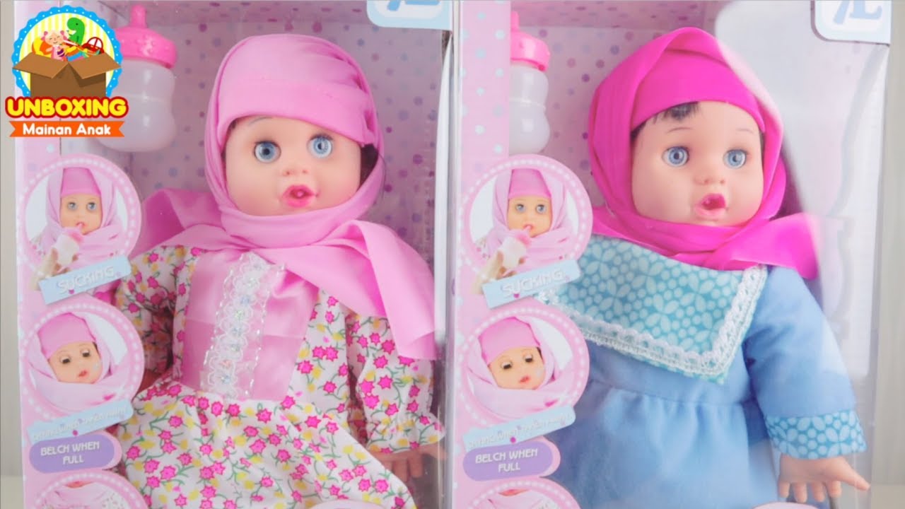 Unboxing Boneka Hijab Bisa Berdoa Anisa Perfumed Doll 7L Mainan
