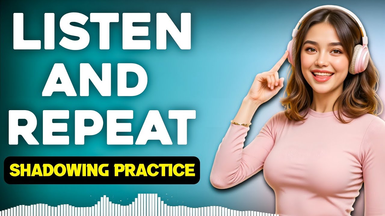 Shadowing Practice: A Big Mistake at the Airport (Real English Conversation)