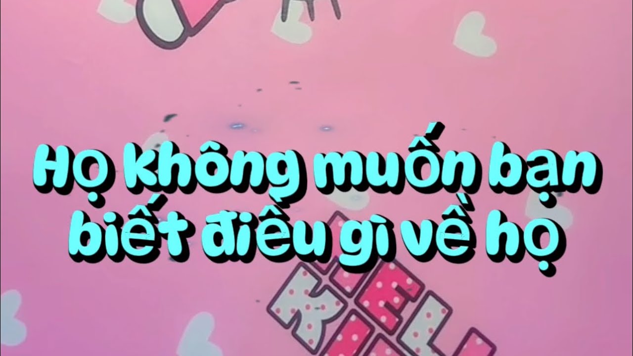 Họ ko muốn bạn biết điều gì về họ #tarot 