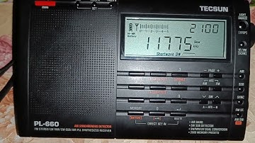 Tecsun PL-660 CRI in German (Only music station) 11775 kHz, 11650 kHz 18:00 UTC 18.09.2023