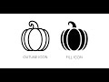 How to create a pumpkin Icons