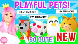 NEW PLAYFUL PETS UPDATE IS HERE In Adopt Me! *So Cute* ALL NEW PET EMOTIONS! Roblox - Queen Alessia