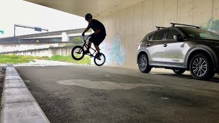 18インチBMXを大人ポジションに変更